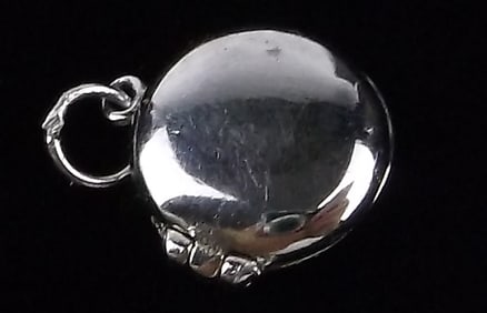 New Vintage Sterling Silver Locket Pendant Small