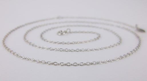 New Sterling Silver Chain Necklace 19"
