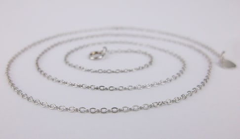 New Sterling Silver Chain Necklace 19"