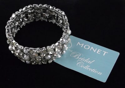 New Monet Rhinestone Bracelet $36