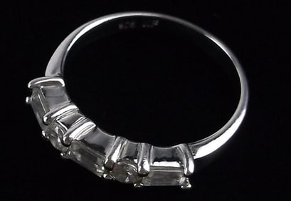 New Matching Sterling Silver Wedding Band Ring 7