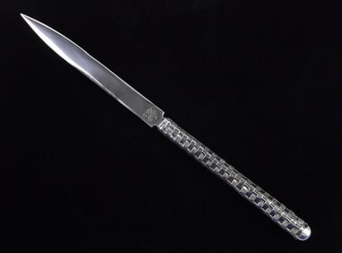 Mint 1970 Taxco Heavy ALL Sterling Silver Letter Opener Thick