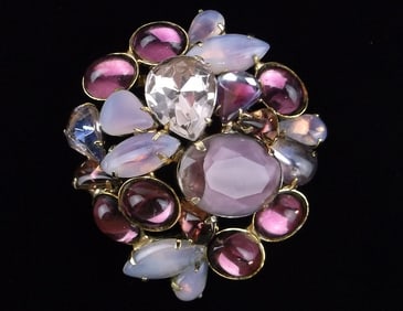 Mint Vintage 1960s Juliana Rhinestone Brooch