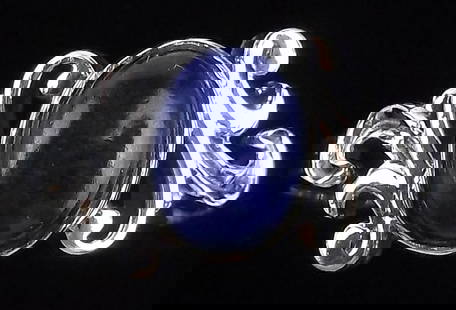 New Thick Sterling Silver Lapis Lazuli Ring 7: Solid Sterling Silver Guaranteed, in Brand New Never Worn Condition.