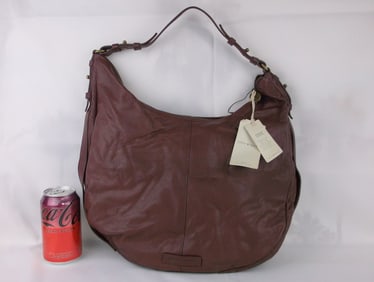 New NWT Lucky Brand Big Leather Handbag Purse $168