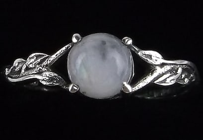 New Bali Sterling Silver Moonstone Ring 7.25
