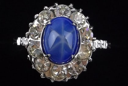 New Antique 1940s Sterling Silver Ring 6
