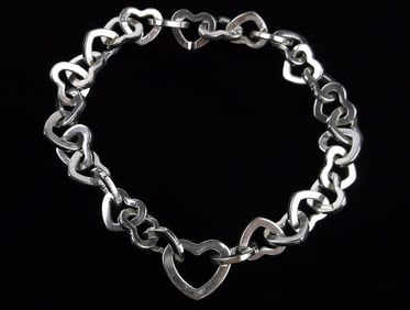 Mint Vint Solid Thick Italian Sterling Silver Chain Bracelet 8.5"