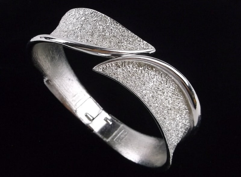 Mint Vint 1950s Crown Trifari Clamper Bracelet 7.5": Mint Condition, In Like New Condition, Perfect