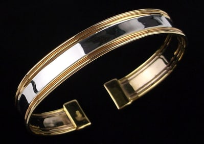 Mint Vintage Live Well Laugh Often Cuff Bracelet 7-7.5"