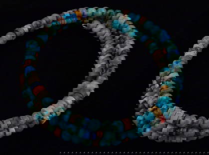 New Sterling Silver Turquoise Lapis Jasper Wrap Bracelet: new condition