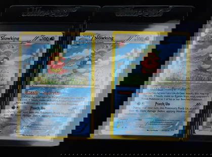 2 Mint 2016 Pokemon Slowking Rare Holo Card Lot Royal Flash: q A Genuine Pokemon TCG Card in the listed condition in title, all are unplayed