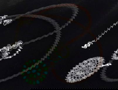 Mint Chaps Ralph Lauren Southwest Necklace Earrings Set 20": Mint Condition, In Like New Condition, Perfect