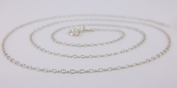 Mint Vintage Sterling Silver Chain Necklace 19"