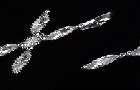 Mint Sterling Silver Cross Pendant: Guaranteed Solid 925 Sterling Silver, in Excellent Condition