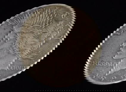 Antique 1926 S US Silver Peace Dollar Coin: 1926 S