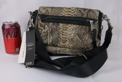 New NWT Aimee Kestenberg Leather Crossbody Handbag $198