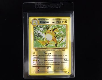 Unplayed 2016 Pokemon Raichu Rare Holo Card Evolutions