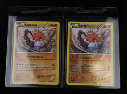 Mint 2013 Pokemon Landorus Rare Holo Reverse Holo Lot: q A Genuine Pokemon TCG Card in the listed condition in title, all are unplayed