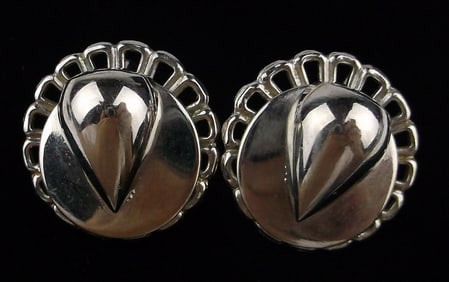 Mint Vintage 1960s Atomic Era Bomb Earrings