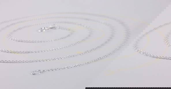 New Vintage Italian Sterling Silver Chain Necklace 24": Solid Sterling Silver Guaranteed, in Brand New Never Worn Condition.