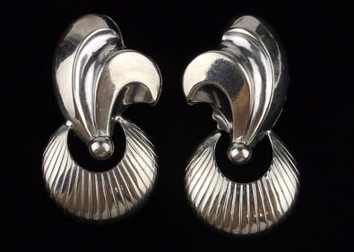 Mint Vintage 1960s Atomic Era Earrings