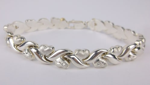 Mint Vintage Sterling Silver Bracelet 7.25