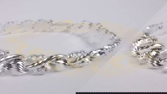 Mint Vintage Sterling Silver Bracelet 7.25: Guaranteed Solid 925 Sterling Silver, in Excellent Condition