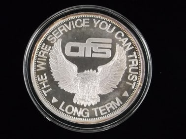 New Vintage 1995 1 Troy OZ Fine Silver Coin Boxed