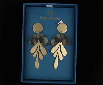 New Boxed Parker Rose Drop Earrings