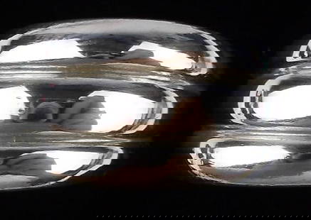 Stunning Thick Vintage Sterling Silver 3 Row Ring 7: Guaranteed Solid 925 Sterling Silver, in Excellent Condition