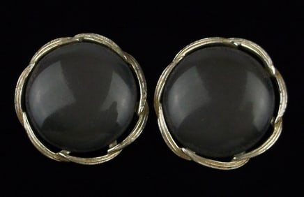 Gorgeous Vintage 1960s Lisner Lucite Earrings Big