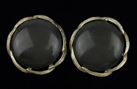 Gorgeous Vintage 1960s Lisner Lucite Earrings Big: beautiful condition