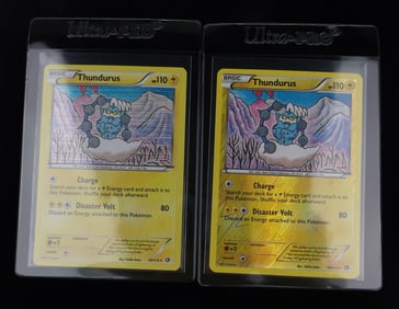 Mint 2013 Pokemon Thundurus Rare Holo Rev Holo Lot