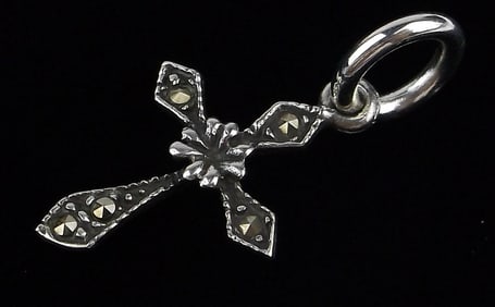Mint Vintage Sterling Silver Cross Pendant