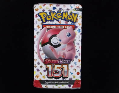 New Pokemon Sealed Scarlet And Violet 151 TCG Pack: p A New Sealed Unweight Unsearched pokemon pack