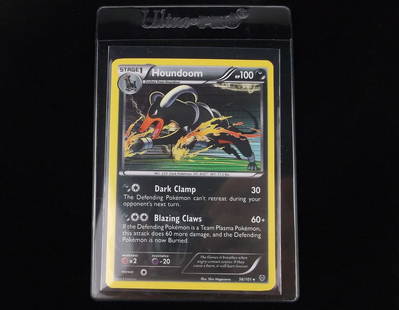 Unplayed 2013 Pokemon Houndoom Rare Holo Blazing Claws: q A Genuine Pokemon TCG Card in the listed condition in title, all are unplayed