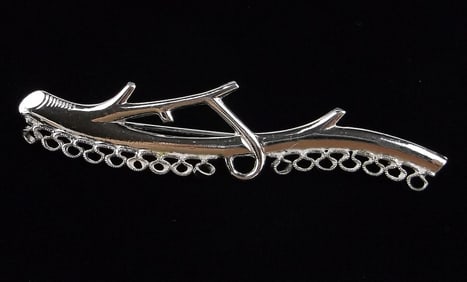 Mint Vint 1960s Forstner Sterling Silver Tree Branch Brooch