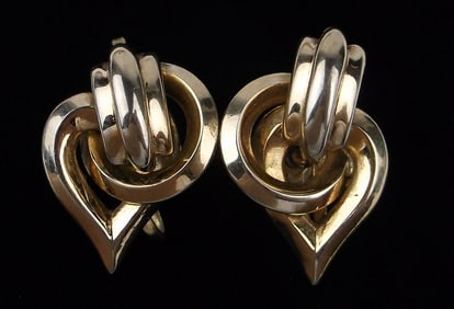 Stunning Vintage 1960s Atomic Era Earrings