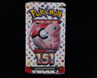 New Pokemon Sealed Scarlet And Violet 151 TCG Pack: p A New Sealed Unweight Unsearched pokemon pack