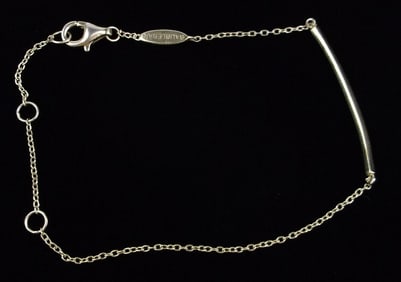 Mint Baublebar Sterling Silver Chain Bracelet 7.5"