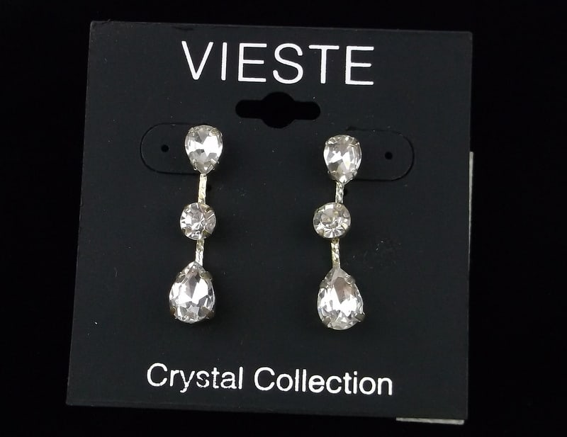 New Vieste Crystal Drop Earrings $16 (1 of 3)