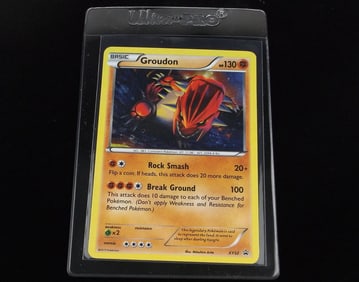 Mint 2015 Pokemon Groudon Black Star Promo Rare Holo