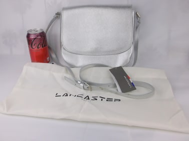New NWT Lancaster Paris Leather Crossbody Handbag $300