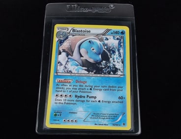 NM 2012 Pokemon Blastoise Rare Holo Deluge