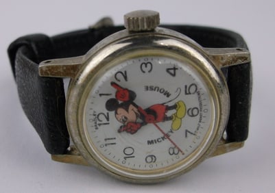 Gorgeous 1960s Bradley Disney Mickey Mouse Watch Vintage