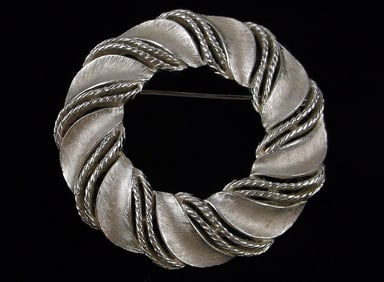 Mint Vintage 1960s Crown Trifari Brooch
