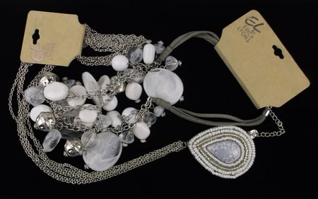 2 New Erica Lyons Necklace Lot 22" 40" $64