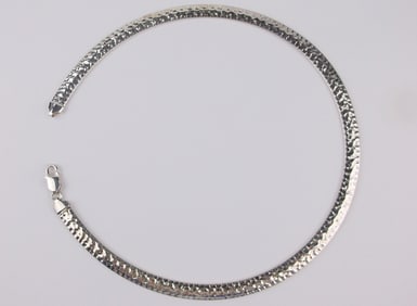 New Boxed Big Heavy Italian Sterling Silver Chain Necklace 18"