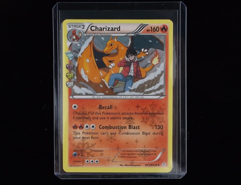 Mint 2016 Pokemon Charizard Rare Holo Card Recall (1 of 2)